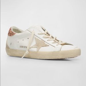 Golden Goose Super-star Leather Upper Sue Sneakers